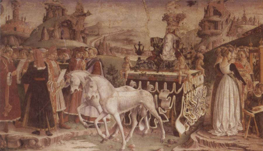 Francesco del Cossa The Triumph of Minerva March,From the Room of the Months